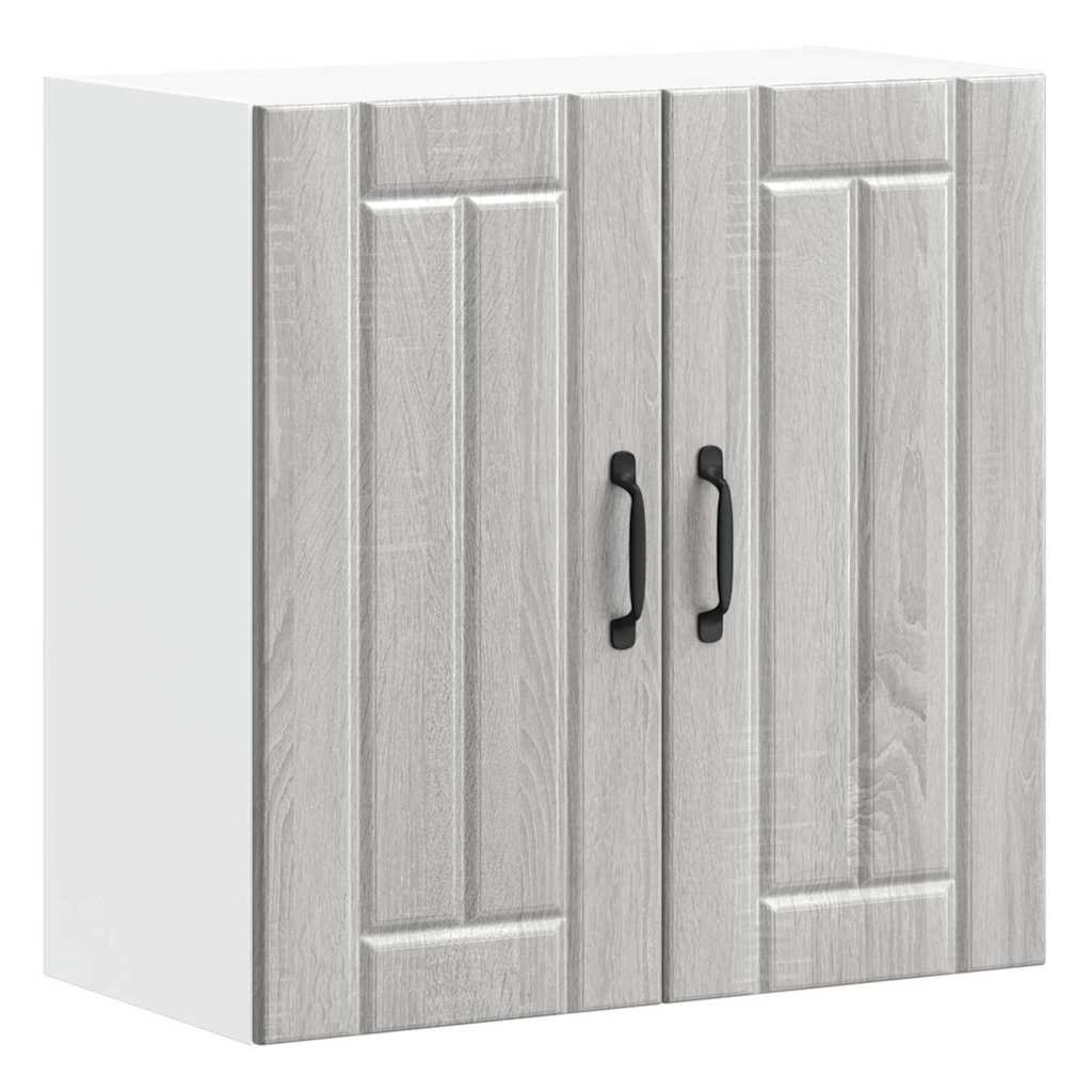 Kitchen Wall Cabinet Lucca Grey Sonoma Engineered Wood