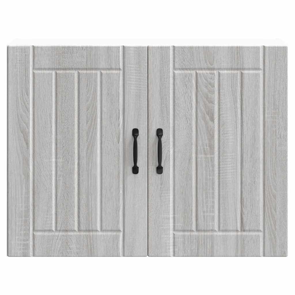 Kitchen Wall Cabinet Lucca Grey Sonoma Engineered Wood