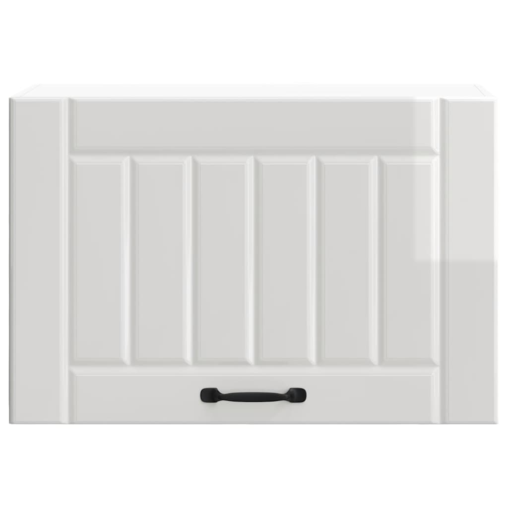 Kitchen Wall Cabinet Lucca High Gloss White Engineered Wood