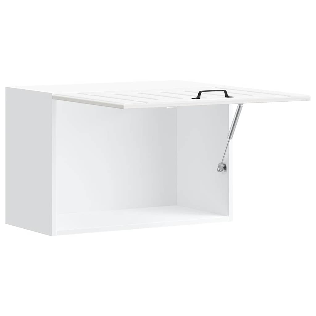 Kitchen Wall Cabinet Lucca High Gloss White Engineered Wood