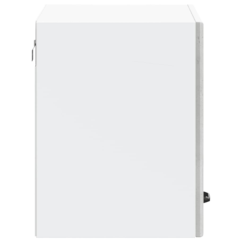 Kitchen Wall Cabinet Lucca Concrete Grey Engineered Wood