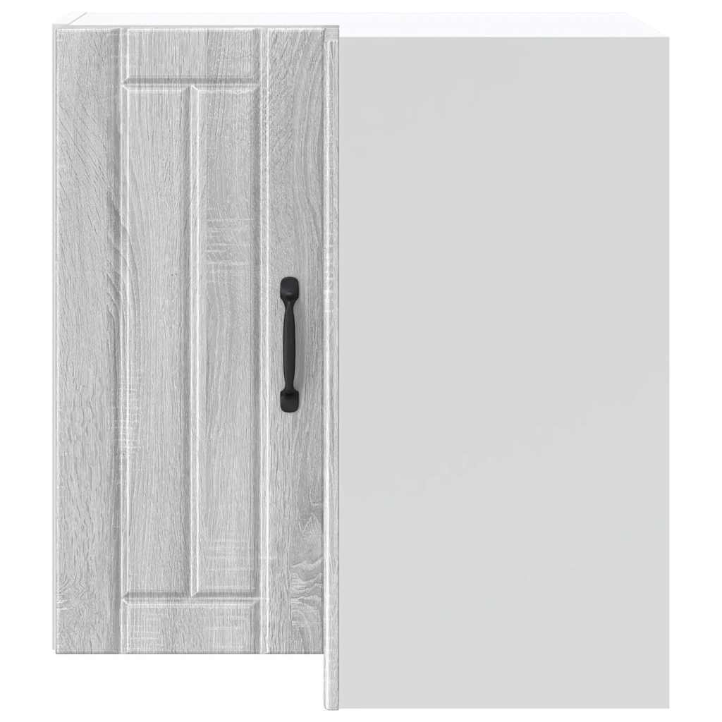 Kitchen Wall Corner Cabinet Lucca Grey Sonoma Engineered Wood