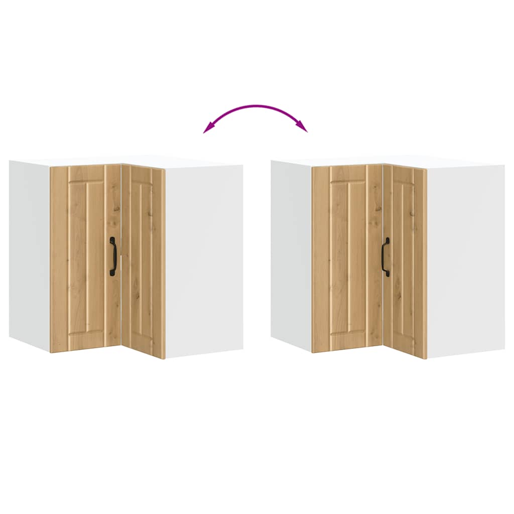 Kitchen Wall Corner Cabinet Lucca Artisan Oak Engineered Wood