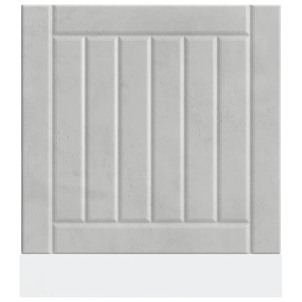 Dishwasher Panel Lucca Concrete Grey Engineered Wood