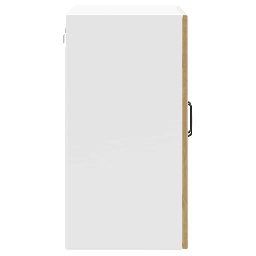 Kitchen Wall Cabinet with Glass Door Lucca Sonoma Oak Engineered Wood