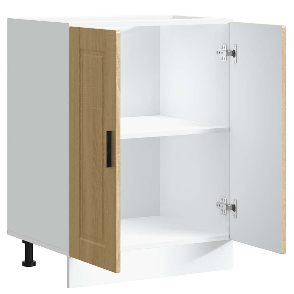 Kitchen Base Cabinet Porto Sonoma Oak Engineered Wood