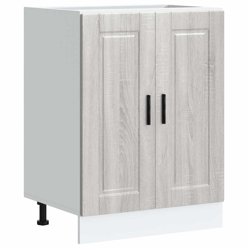 Kitchen Base Cabinet Porto Grey Sonoma Engineered Wood