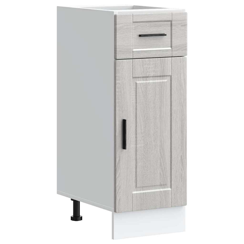 Kitchen Base Cabinet Porto Grey Sonoma Engineered Wood
