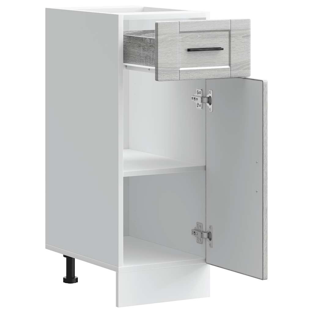 Kitchen Base Cabinet Porto Grey Sonoma Engineered Wood