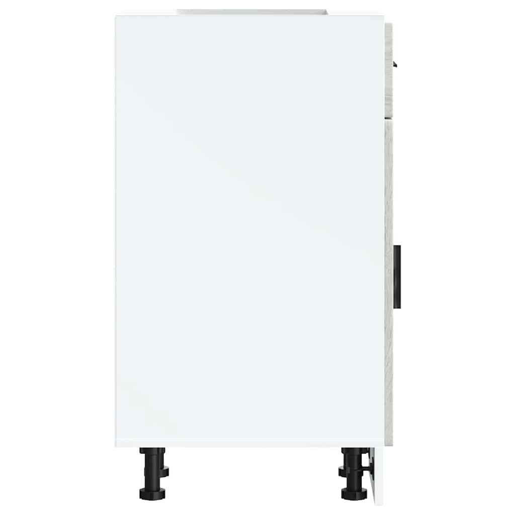 Kitchen Base Cabinet Porto Grey Sonoma Engineered Wood