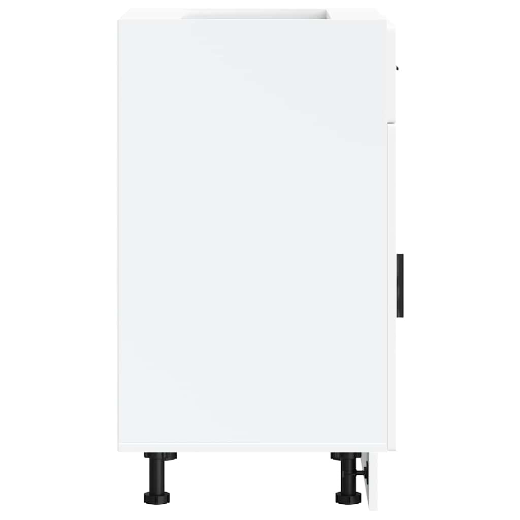 Kitchen Base Cabinet Porto White Engineered Wood