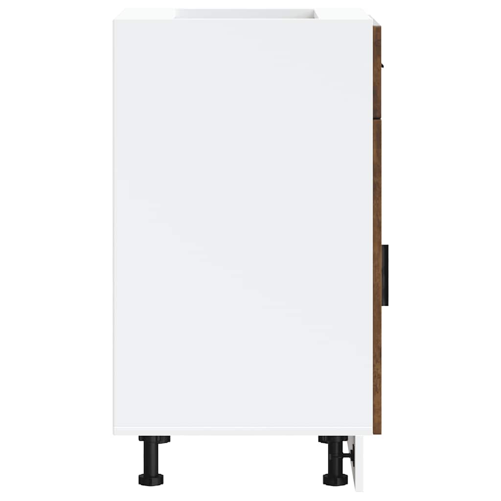 Kitchen Base Cabinet Porto Smoked Oak Engineered Wood