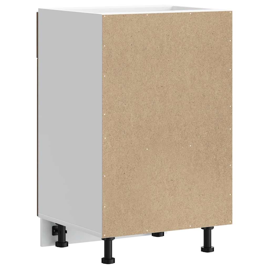 Kitchen Base Cabinet Porto Brown Oak Engineered Wood