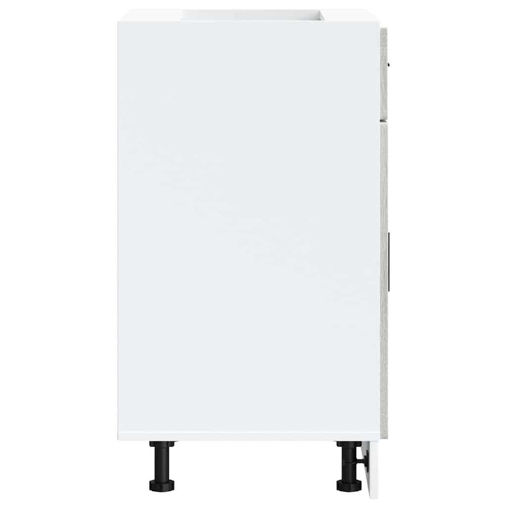 Kitchen Base Cabinet Porto Grey Sonoma Engineered Wood