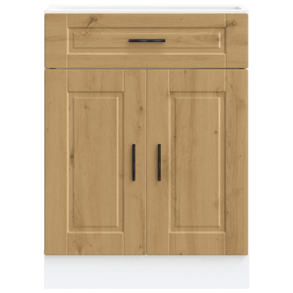 Kitchen Base Cabinet Porto Artisan Oak Engineered Wood