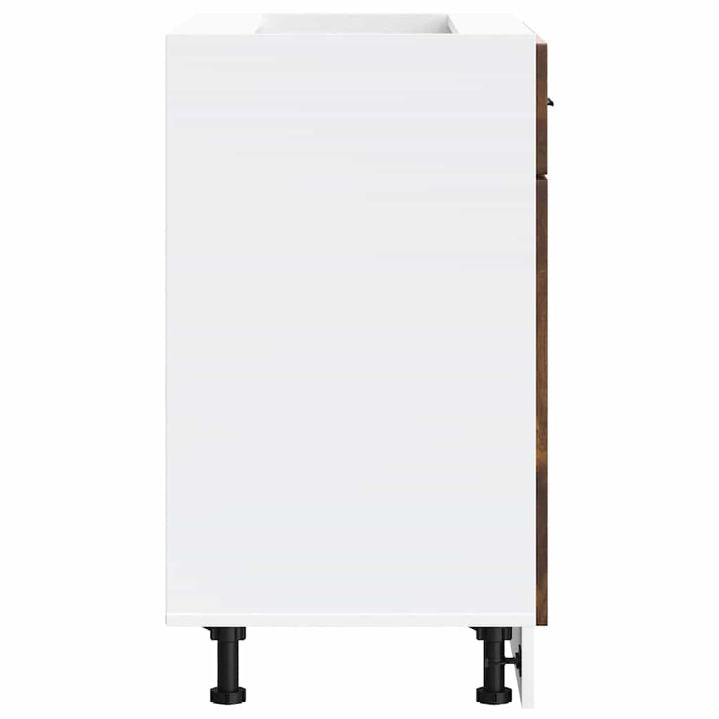 Kitchen Base Cabinet Porto Smoked Oak Engineered Wood