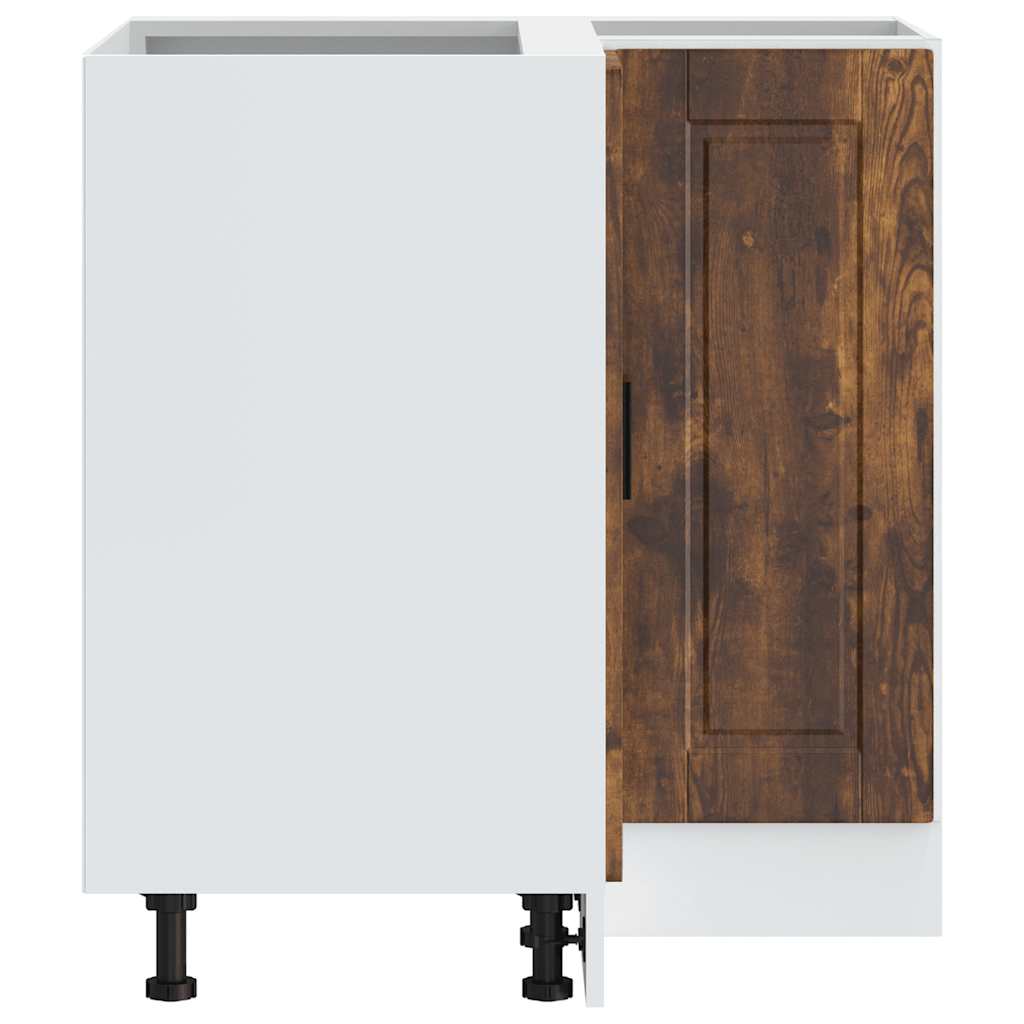 Kitchen Corner Base Cabinet Porto Smoked Oak Engineered Wood