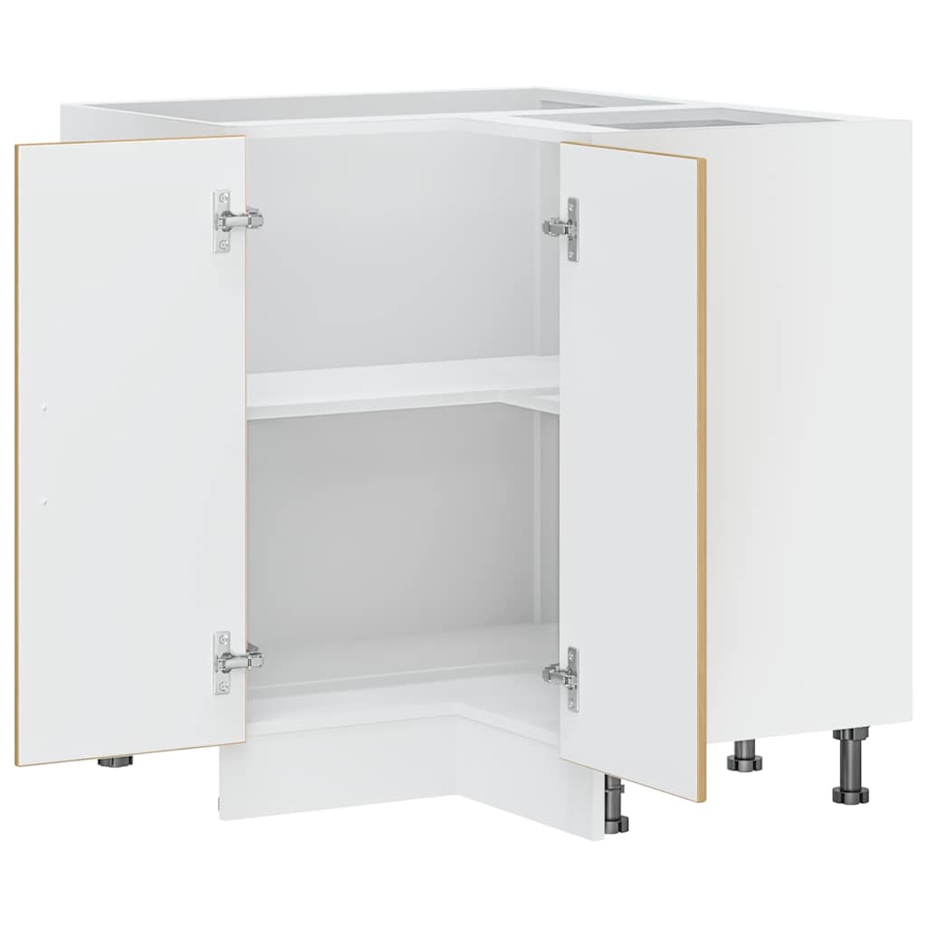 Kitchen Corner Base Cabinet Porto Artisan Oak Engineered Wood