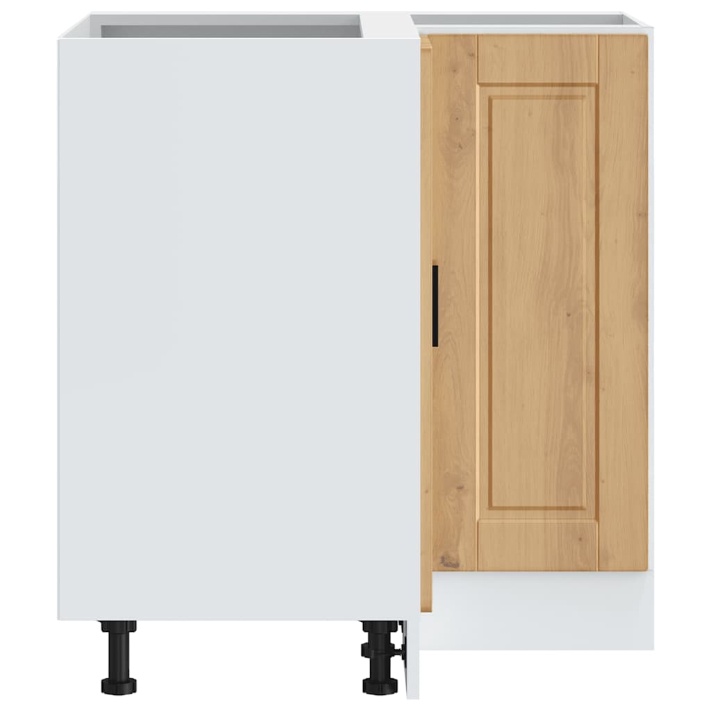 Kitchen Corner Base Cabinet Porto Artisan Oak Engineered Wood