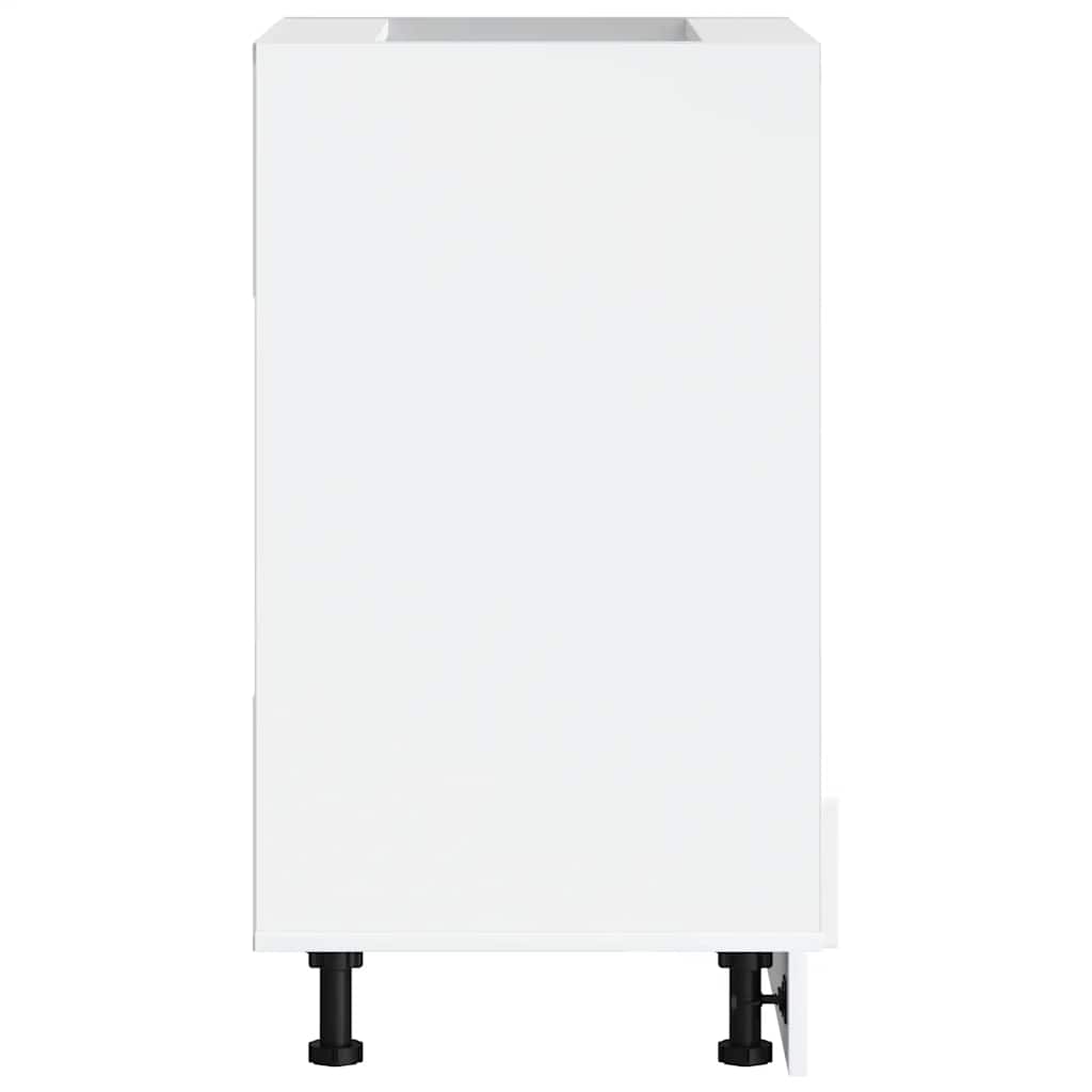 Oven Cabinet Porto White Engineered Wood