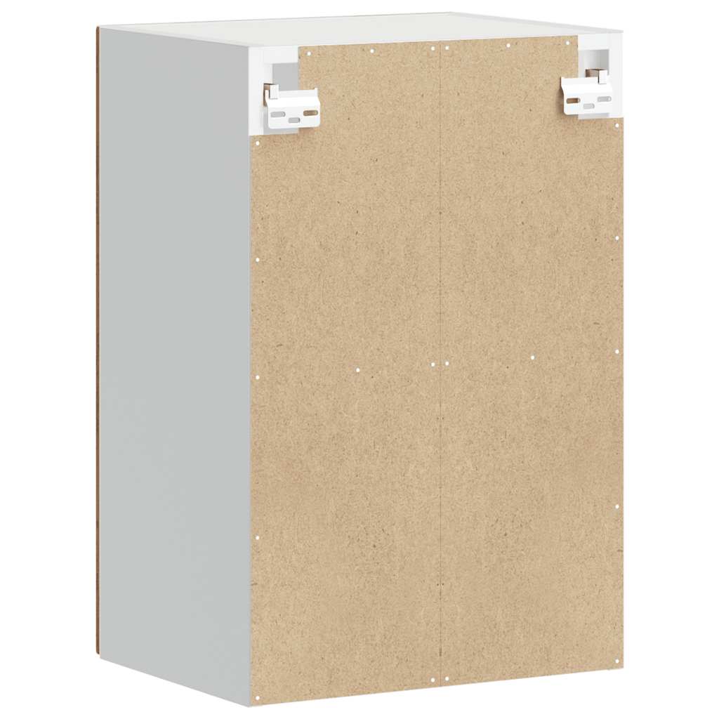 Kitchen Wall Cabinet with Glass Door Porto Old Wood