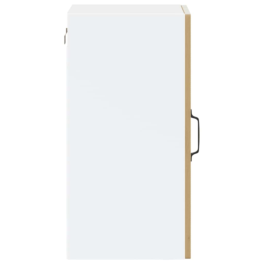 Kitchen Wall Cabinet with Glass Door Porto Artisan Oak