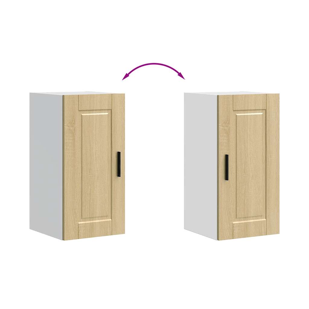 Kitchen Wall Cabinet Porto Sonoma Oak Engineered Wood