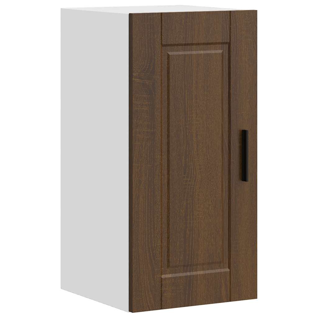 Kitchen Wall Cabinet Porto Brown Oak Engineered Wood