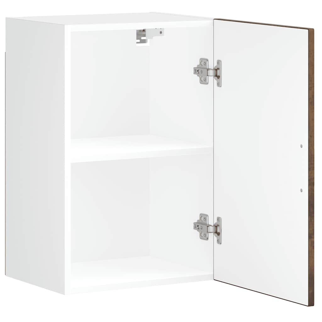 Kitchen Wall Cabinet Porto Smoked Oak Engineered Wood