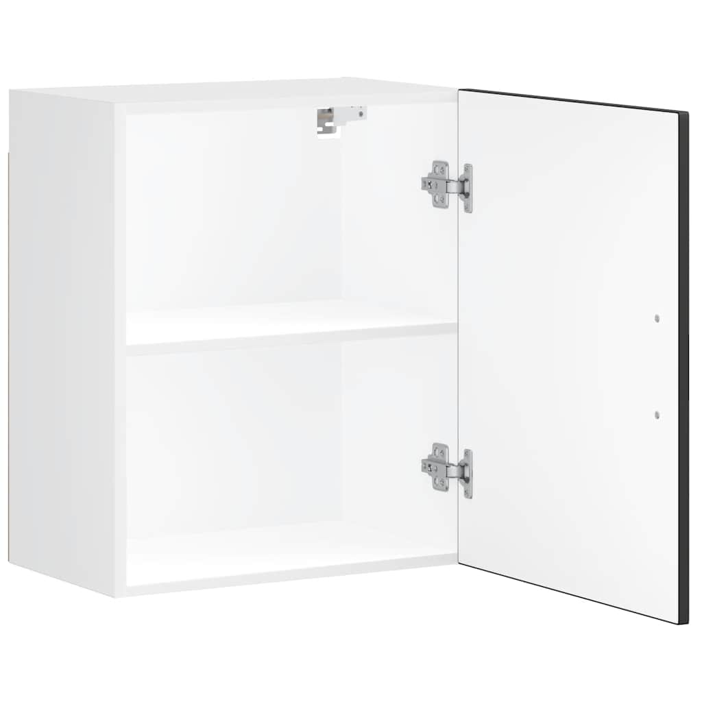 Kitchen Wall Cabinet Porto Black Engineered Wood