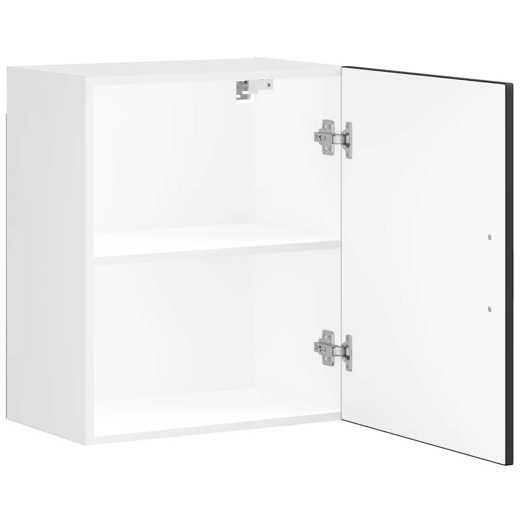 Kitchen Wall Cabinets 2 pcs Porto Black Engineered Wood