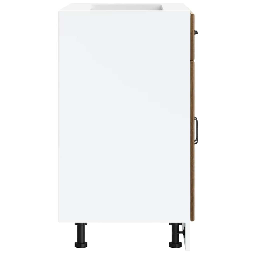 Kitchen Wall Cabinet Porto High Gloss White Engineered Wood