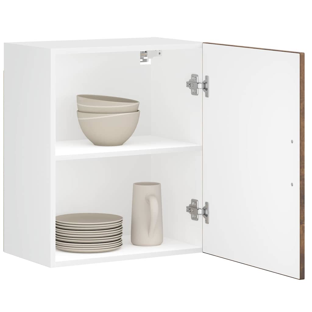 Kitchen Wall Cabinets 2 pcs Porto Smoked Oak Engineered Wood