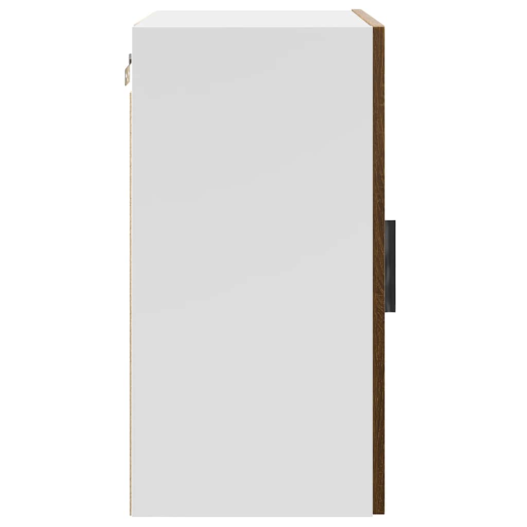 Kitchen Wall Cabinet Porto Brown Oak Engineered Wood