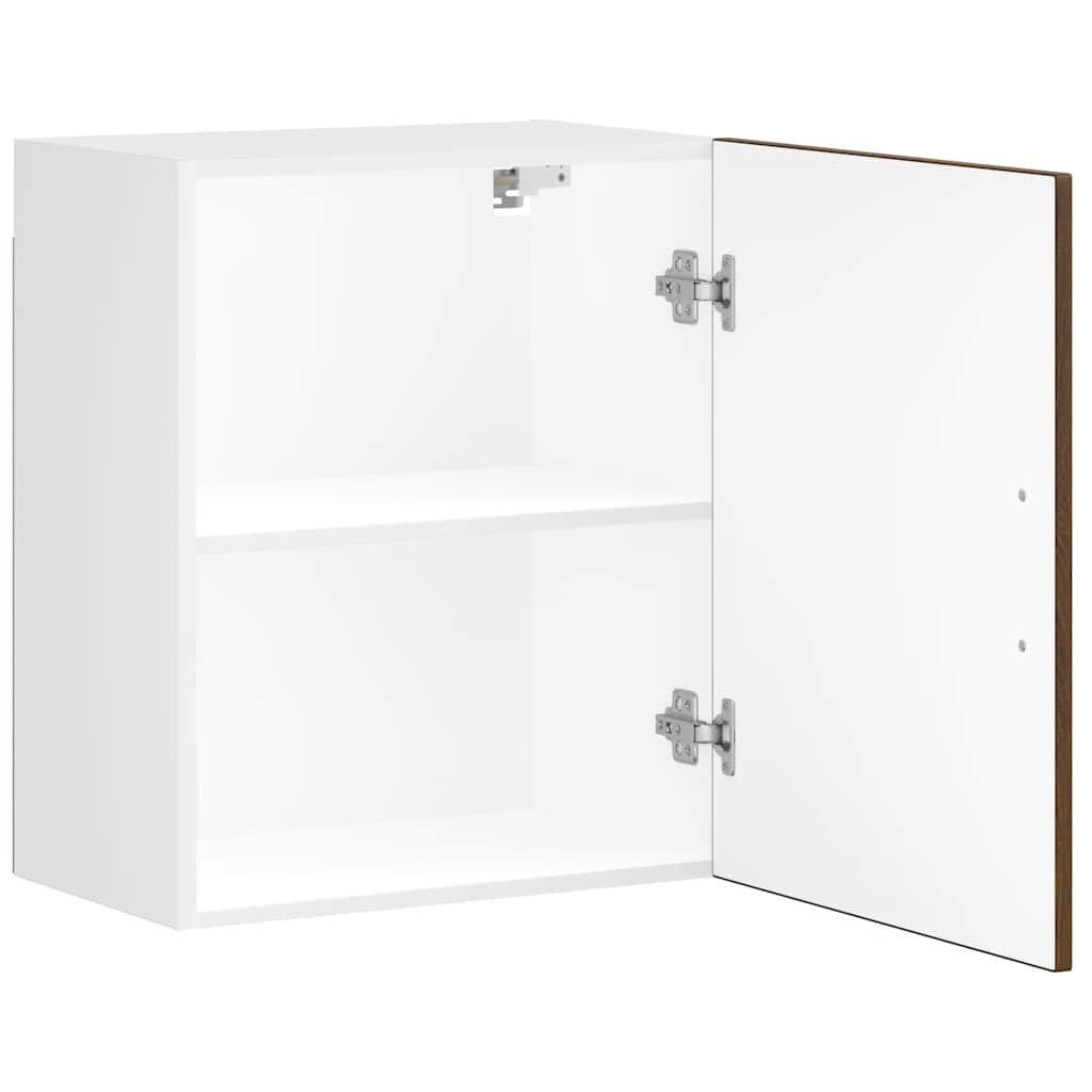 Kitchen Wall Cabinets 2 pcs Porto Brown Oak Engineered Wood