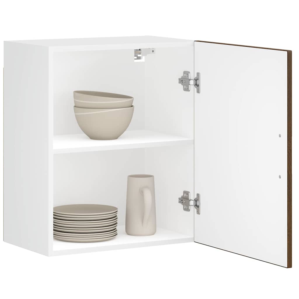 Kitchen Wall Cabinets 2 pcs Porto Brown Oak Engineered Wood