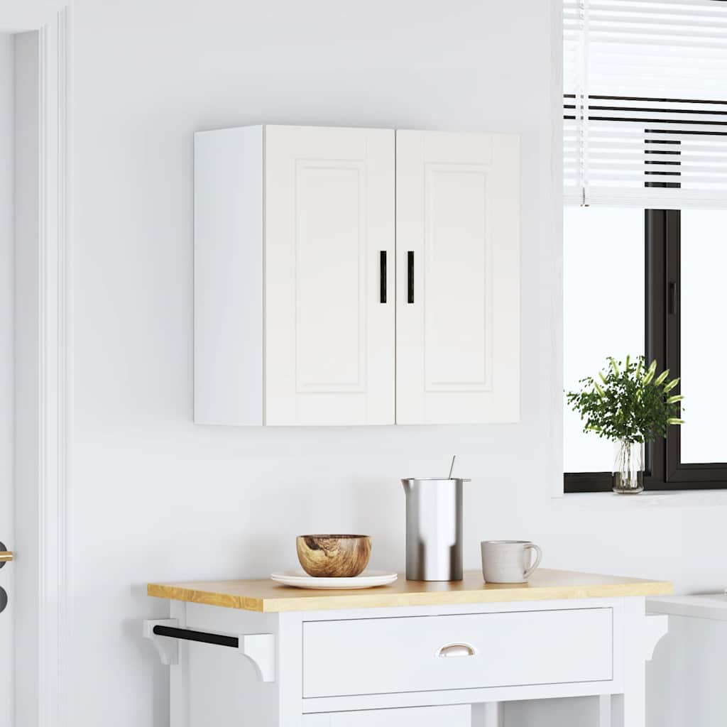 Kitchen Wall Cabinet Porto White Engineered Wood