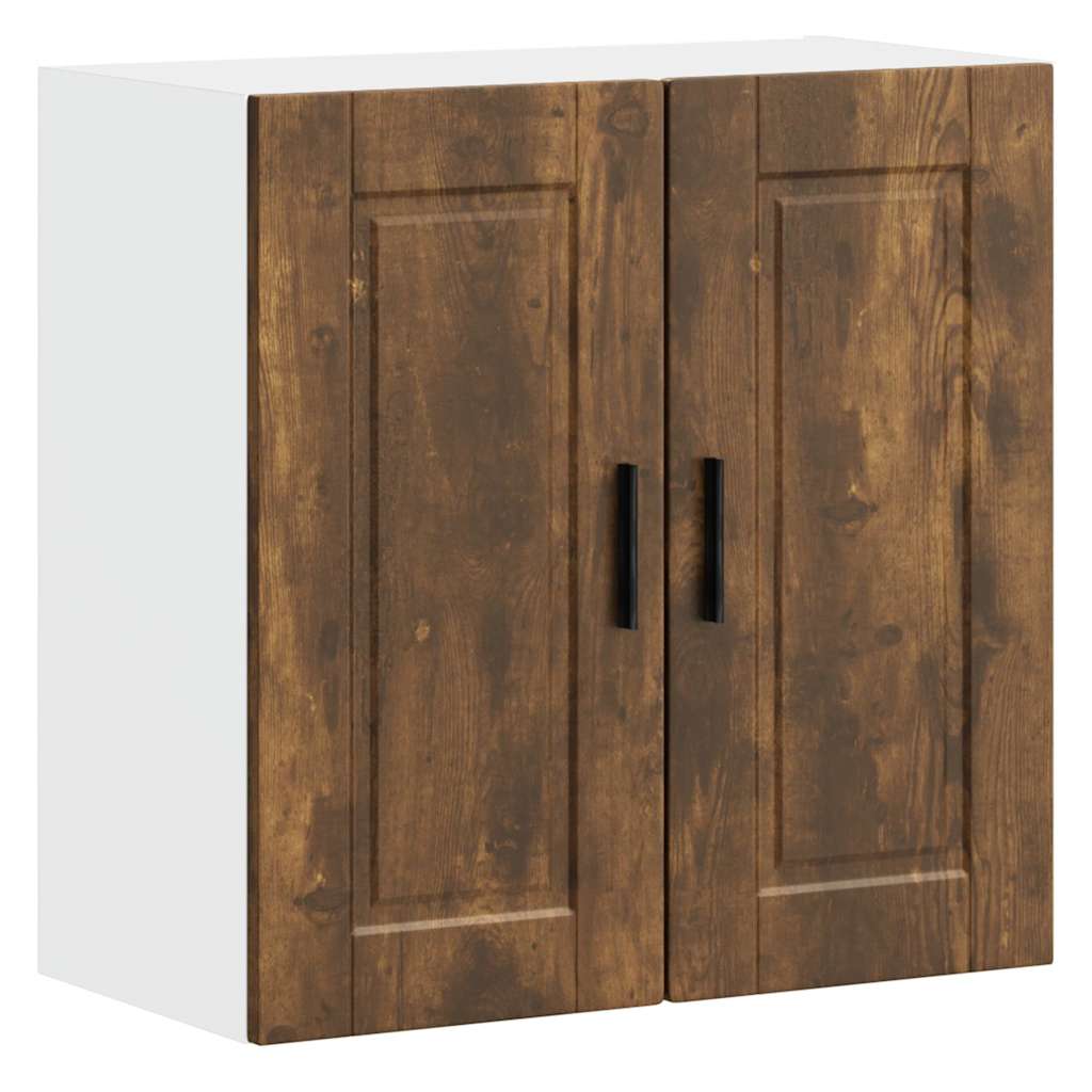 Kitchen Wall Cabinet Porto Smoked Oak Engineered Wood