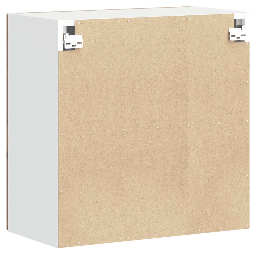 Kitchen Wall Cabinet Porto Smoked Oak Engineered Wood