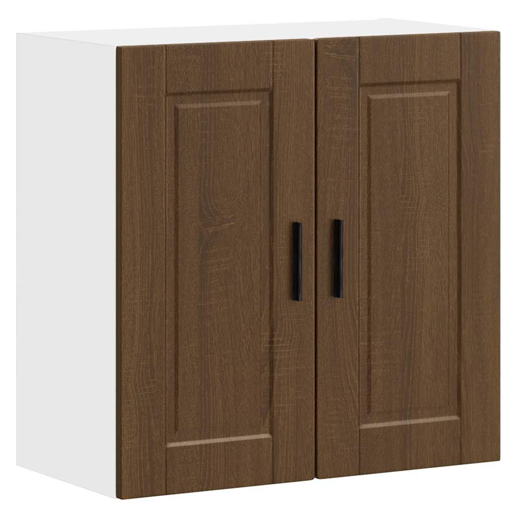 Kitchen Wall Cabinet Porto Brown Oak Engineered Wood