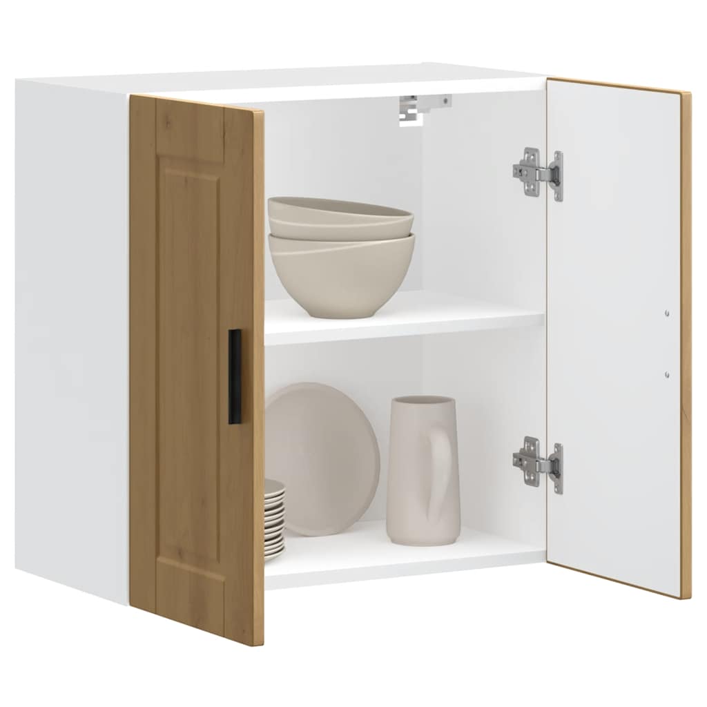 Kitchen Wall Cabinet Porto Artisan Oak Engineered Wood