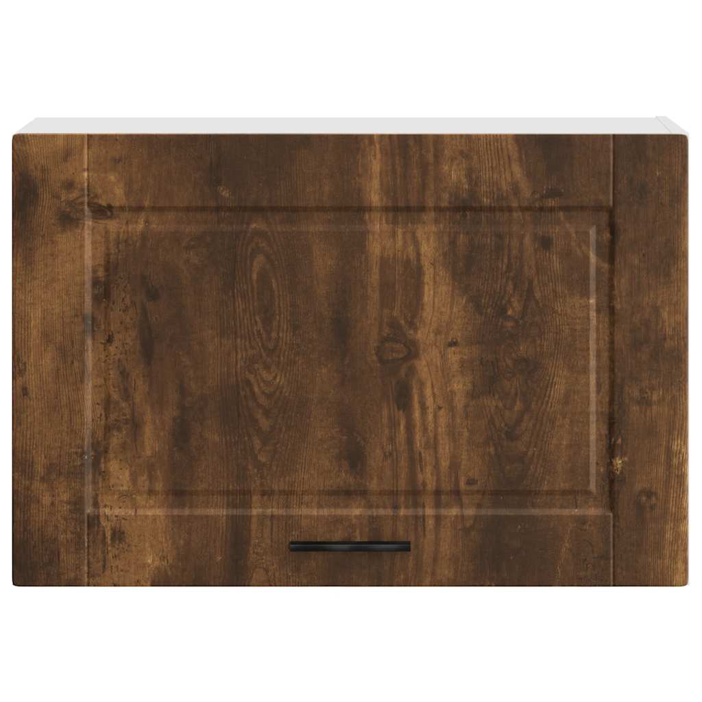 Kitchen Wall Cabinet Porto Smoked Oak Engineered Wood
