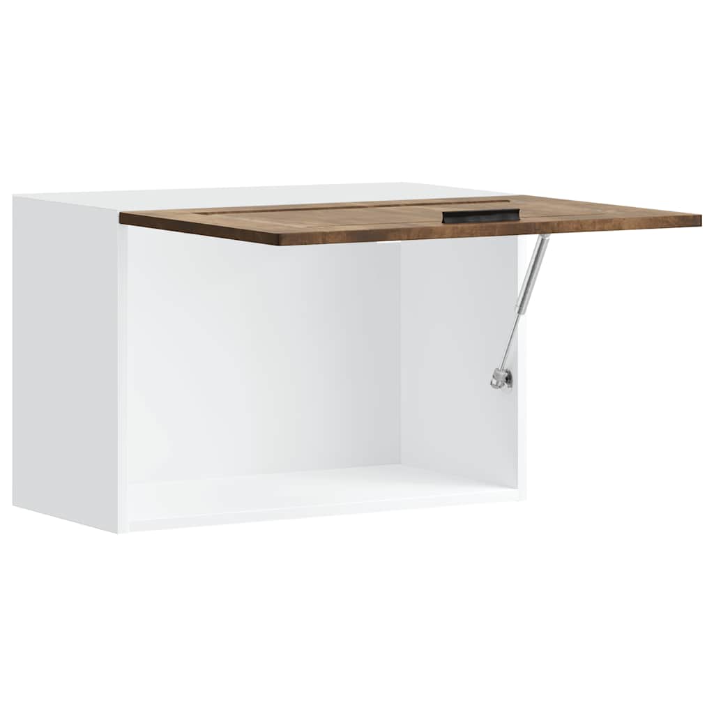 Kitchen Wall Cabinet Porto Smoked Oak Engineered Wood