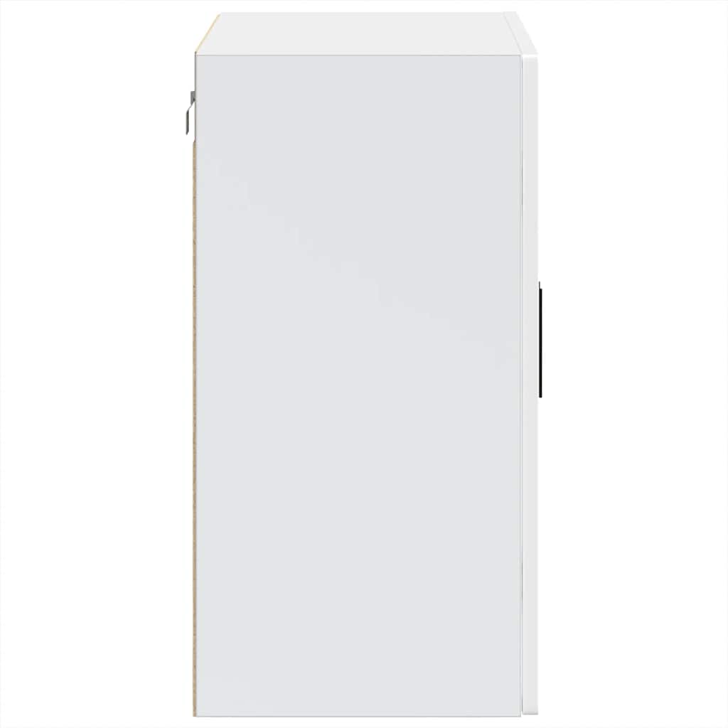 Kitchen Wall Cabinet with Glass Door Porto White