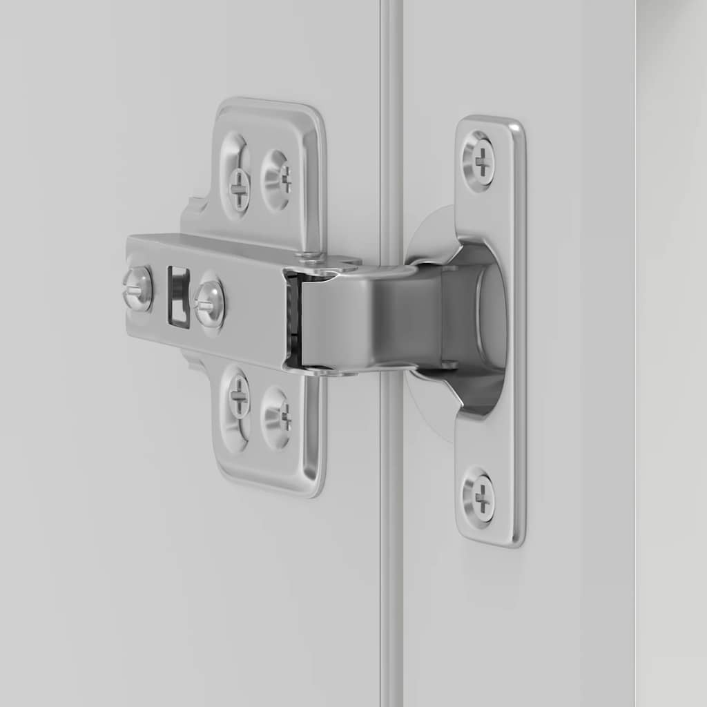 Kitchen Wall Cabinet with Glass Door Porto White