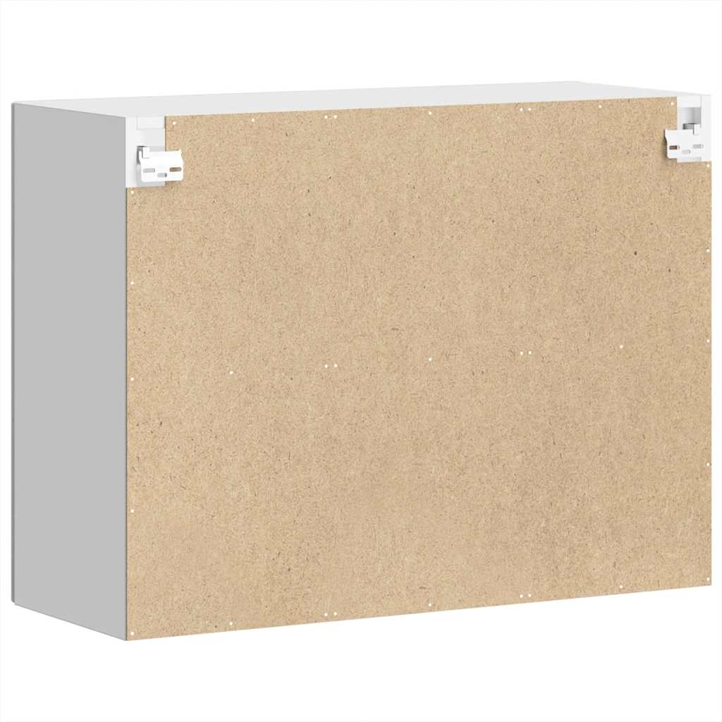 Kitchen Wall Cabinet with Glass Door Porto Grey Sonoma