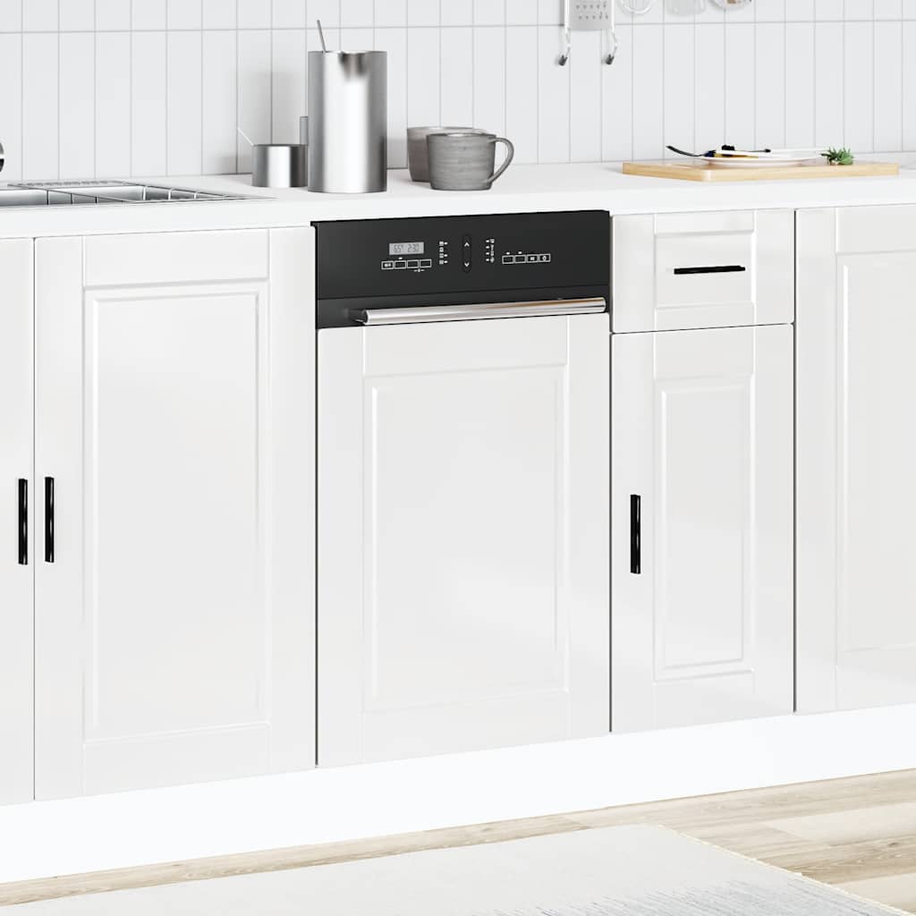 Dishwasher Panel Porto High Gloss White 45x1,5x67 cm Engineered Wood