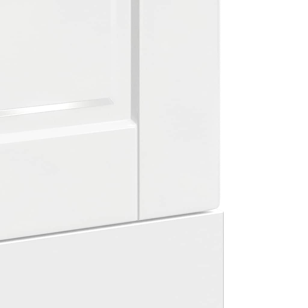Dishwasher Panel Porto High Gloss White 45x1,5x67 cm Engineered Wood