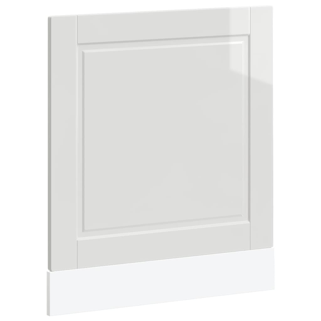 Dishwasher Panel Porto High Gloss White 60x1.5x67 cm Engineered Wood