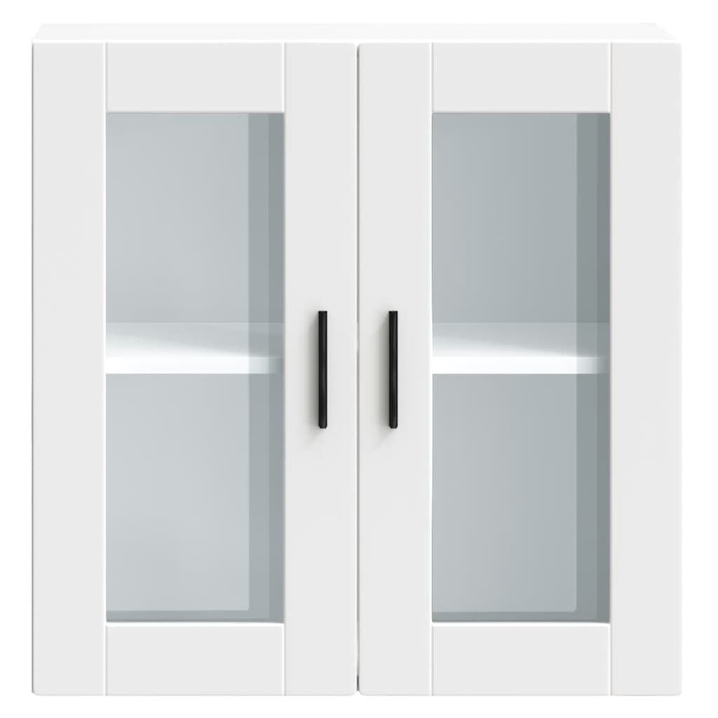 Kitchen Wall Cabinet with Glass Door Porto White